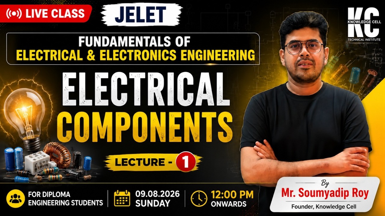 JELET 2027 | Fundamentals of Electrical & Electronics Engineering (FEEE) | Electrical Components.