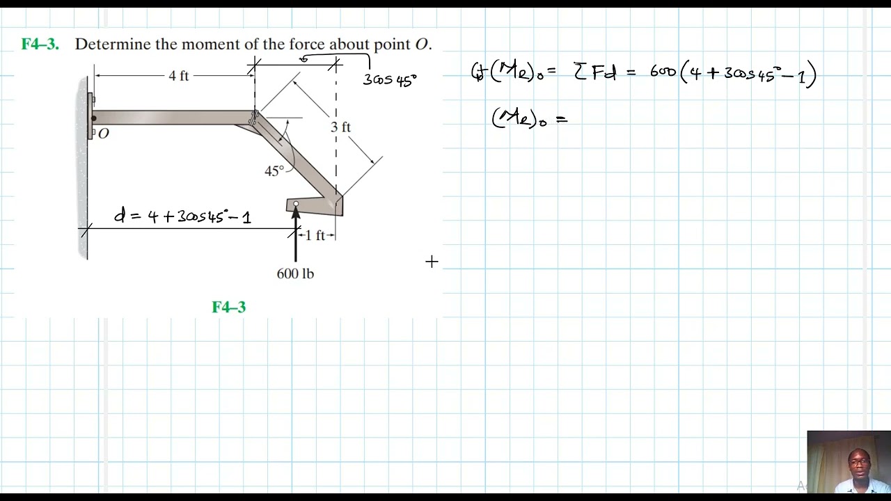 F4–3 Force System Resultants (Chapter 4: Hibbeler Statics) Benam Academy