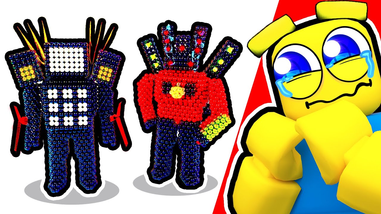 The Most SATISFYING Skibidi Toilet Magnet Builds