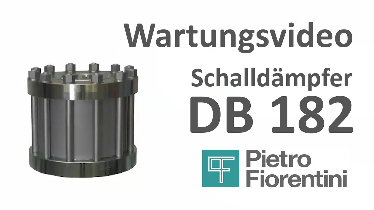 Fiorentini Deutschland Wartung Schalldämpfer DB 182