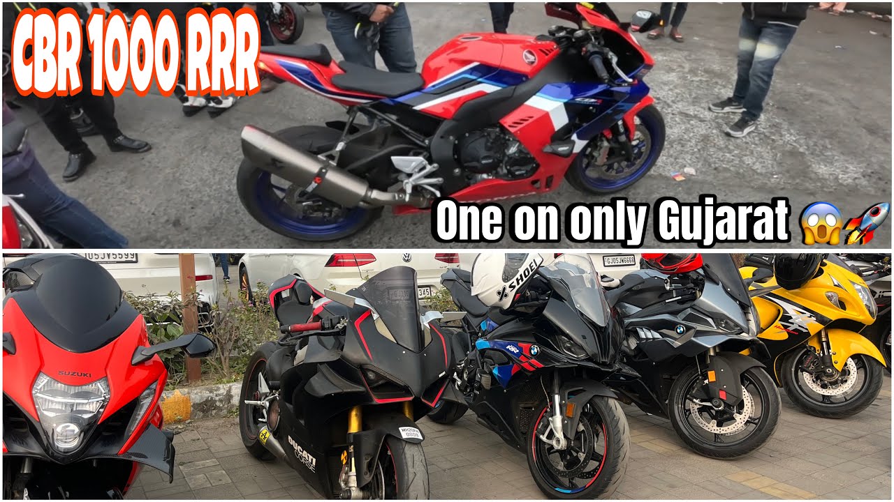 Superbike Sunday Ride 🏁 | Liter Class Machines in Gujarat | Crazy Sound 🔥 