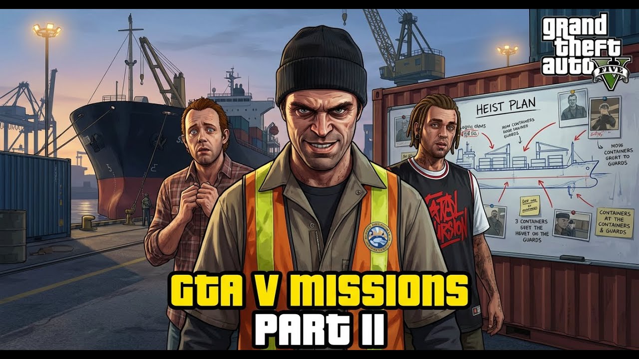 The Heist Begins Here | Trevor at the Docks Undercover | GTA V PART 11