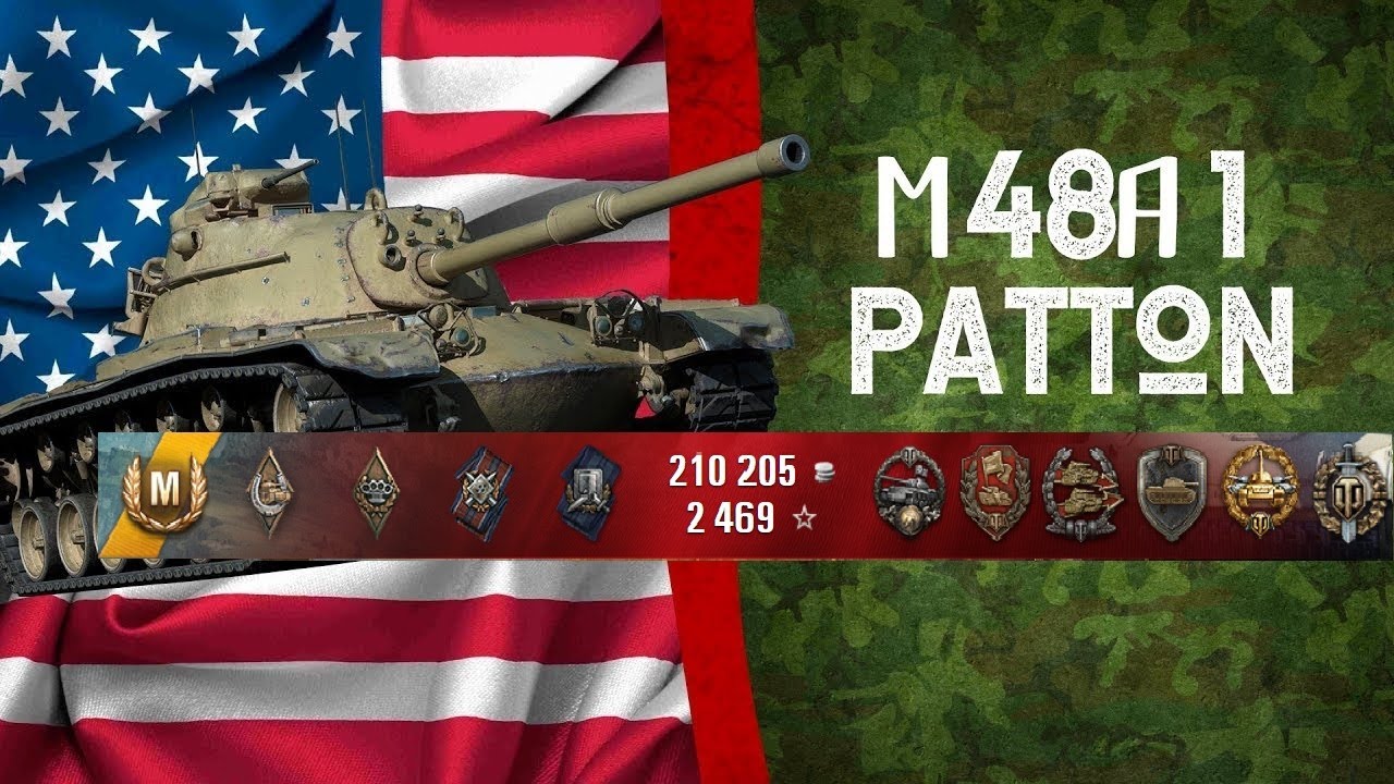 #bestreplays Best medium tank M48A1 Patton   13500  World Of Tanks