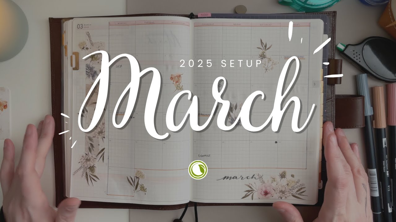 March Setup 2025 | Twines & Paper A5 Hybrid
