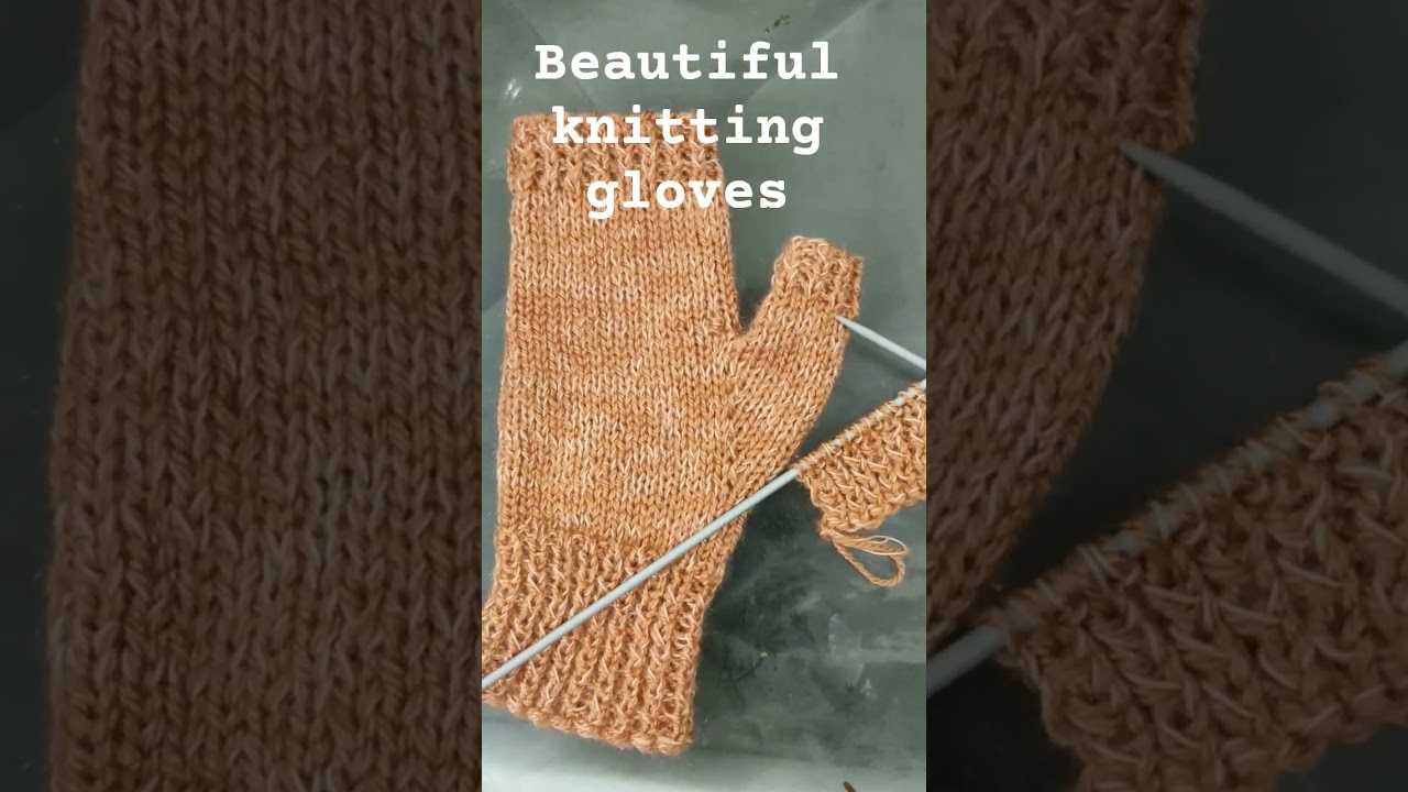 beautiful knitting gloves/ easy knitting pattern for beginners/ how to knit 