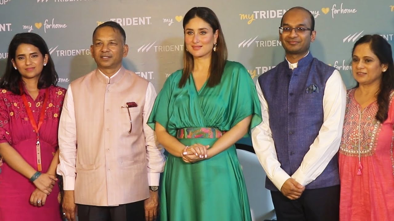 Kareena Kapoor Announced As A Brand Ambassador Of MyTrident In New Delhi