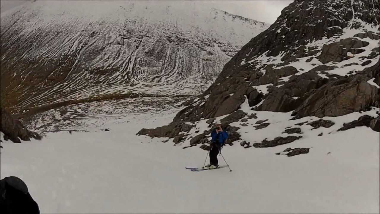 Skiing Ben Nevis, Tower Gully