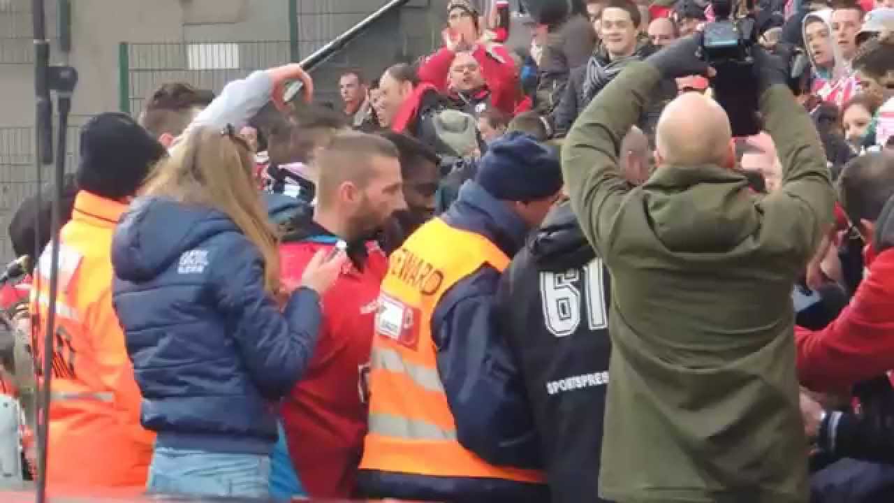 Ambiance fin de match Standard - Anderlecht + hommage à Laurent Ciman
