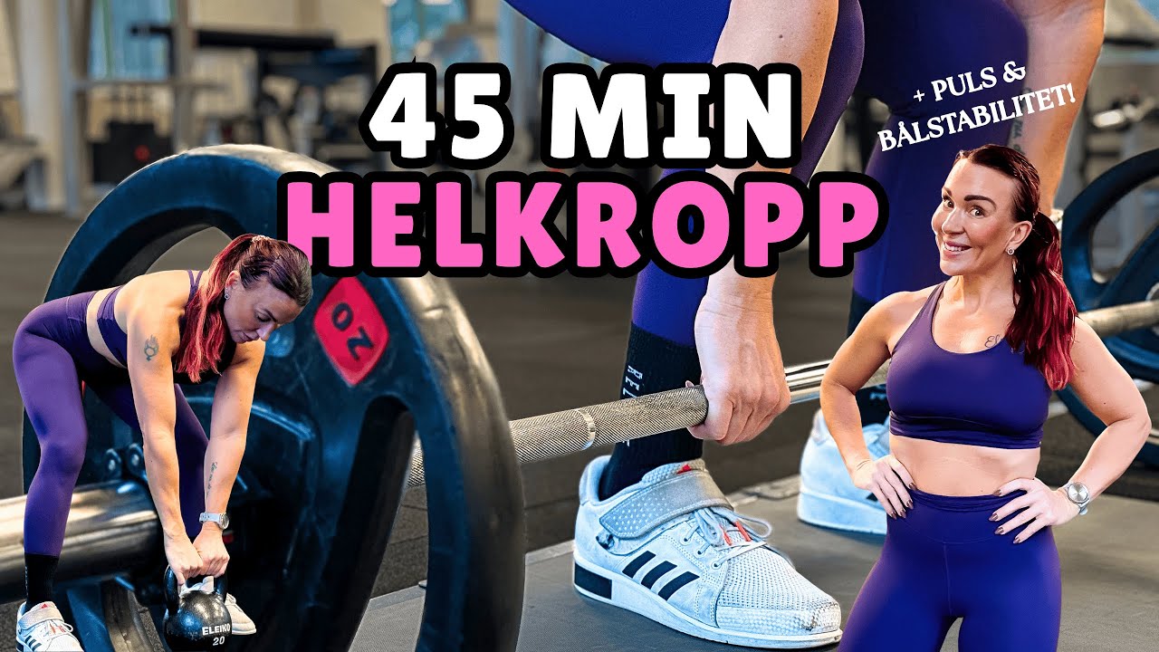 45 min helkroppspass- fokus b&aring;lstabilitet!