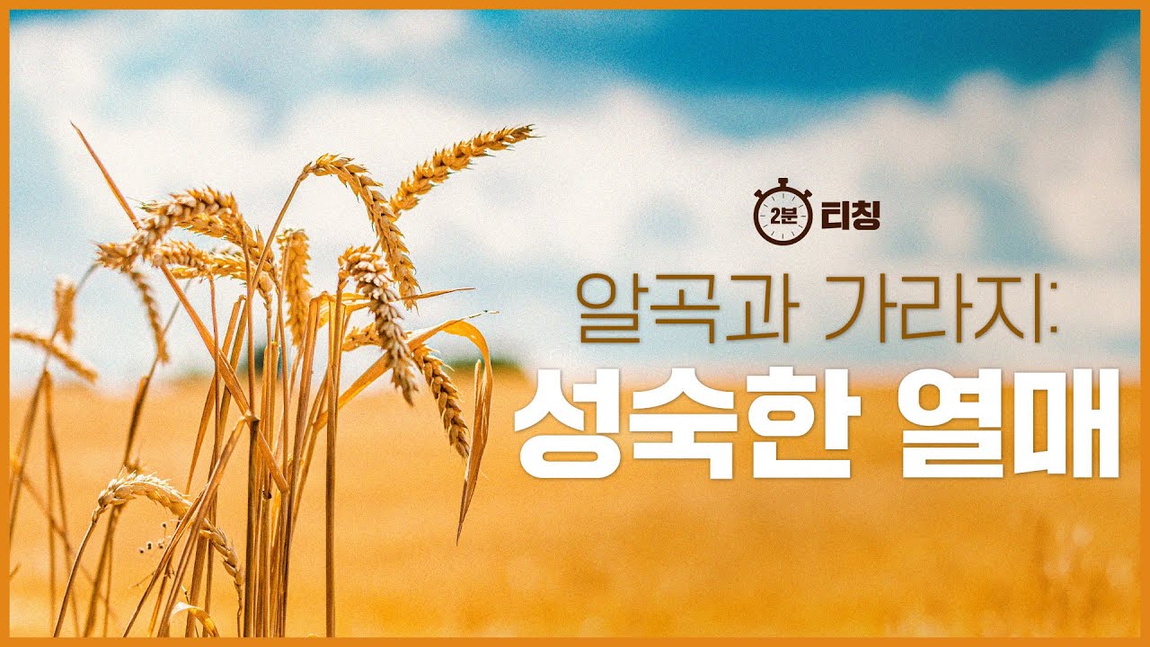[2분 티칭] 알곡과 가라지: 성숙한 열매 | 스캇 브래너 목사 (Pastor Scott Brenner) | 주님의 교회