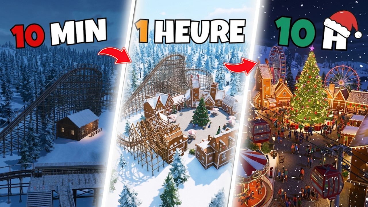Le Même Parc en 10 Minutes vs 10 Heures le résulta est Choquant !