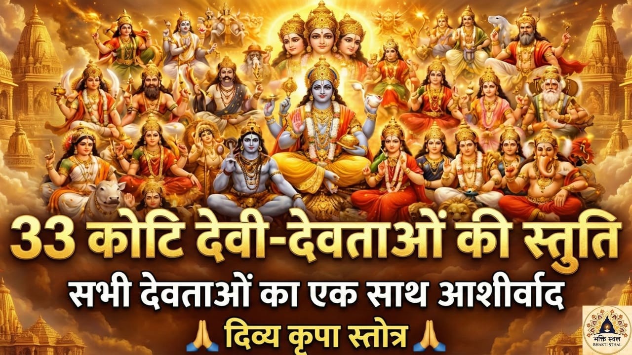 33 कोटि देवी-देवताओं की स्तुति - सम्पूर्ण देवी-देवता कृपा स्तोत्र - Most Powerful All Gods Stuti