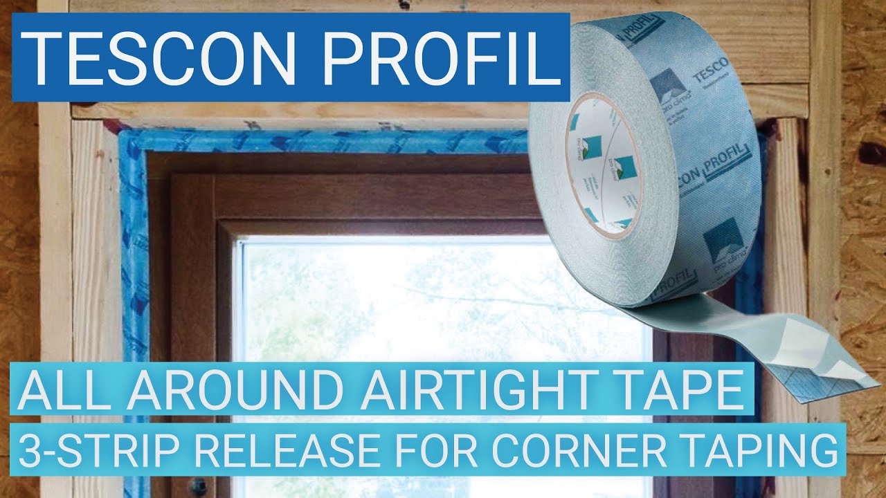 Intro to TESCON PROFIL: Best-In-Class Airtight Window & Door Sealing Tape