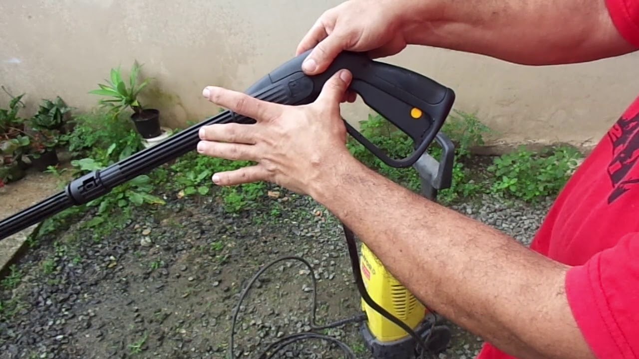 1310  -  Troca da pistola da lavadora alta pressão Lavor
