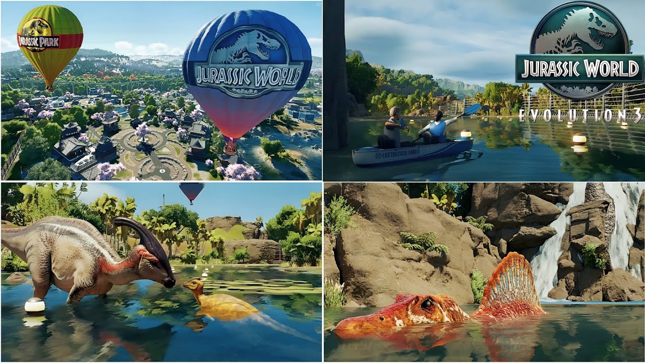 Все кадры игрового процесса из Jurassic World Evolution 3