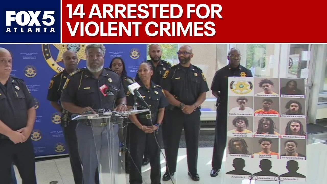 DeKalb sheriff's office addresses arrest of 14 alleged violent criminals | FOX 5 News