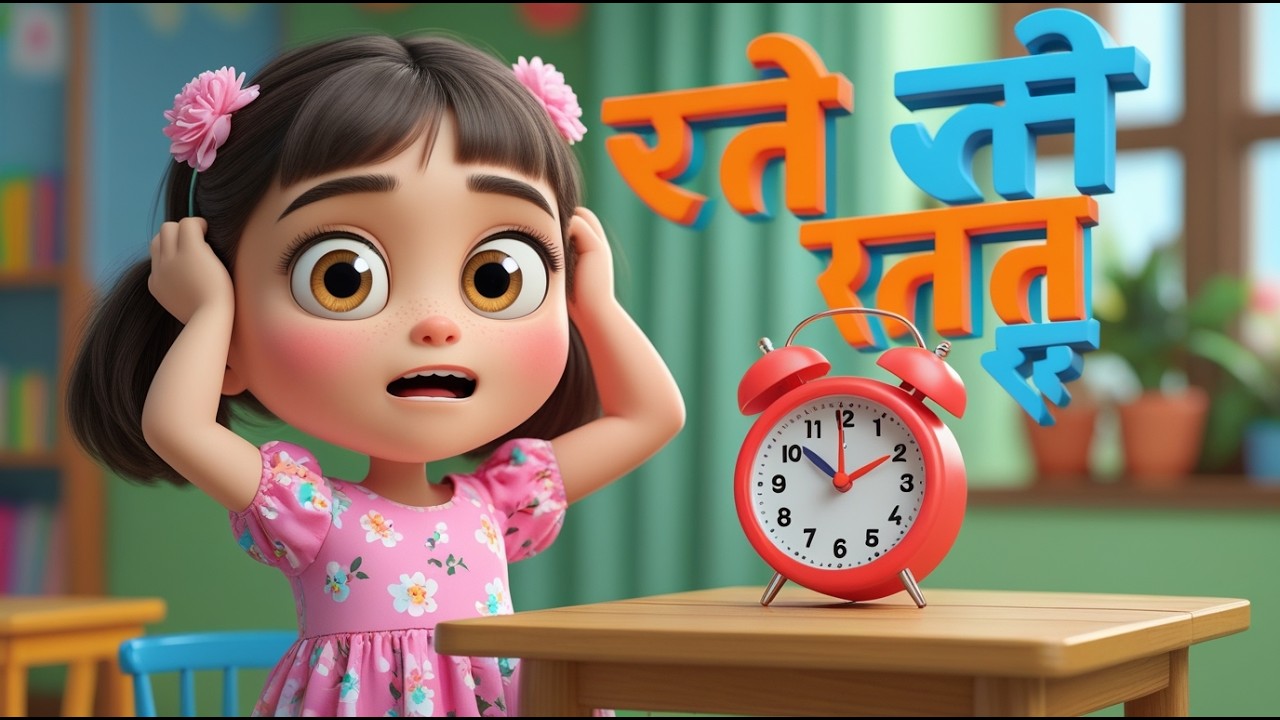 घड़ी मैं बजे एक | Ghadi Mein Baje ek | TMKOC Hindi Nursery Rhymes | Kids Song | #tmkocrhymes