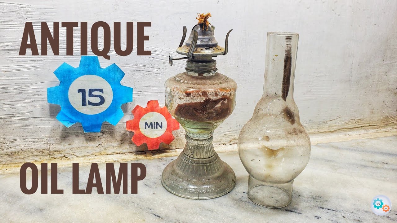 Old Antique Oil Lamp Restoration | 15 MIN RESTORATION