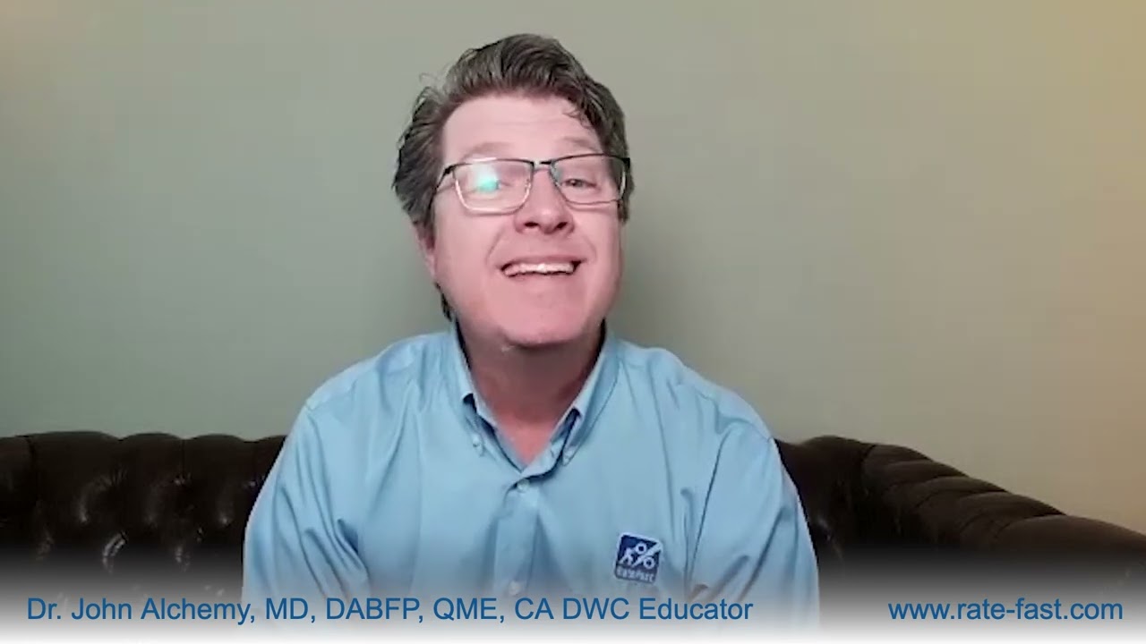 RateFast Functional Loss Rating - Introduction Pt. II