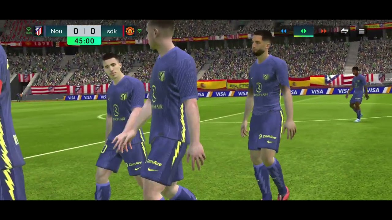 Noureddin ( Atletico Madrid ) v/s sdk ( Manchester United).EA Sports.FC Mobile 2026. Online football