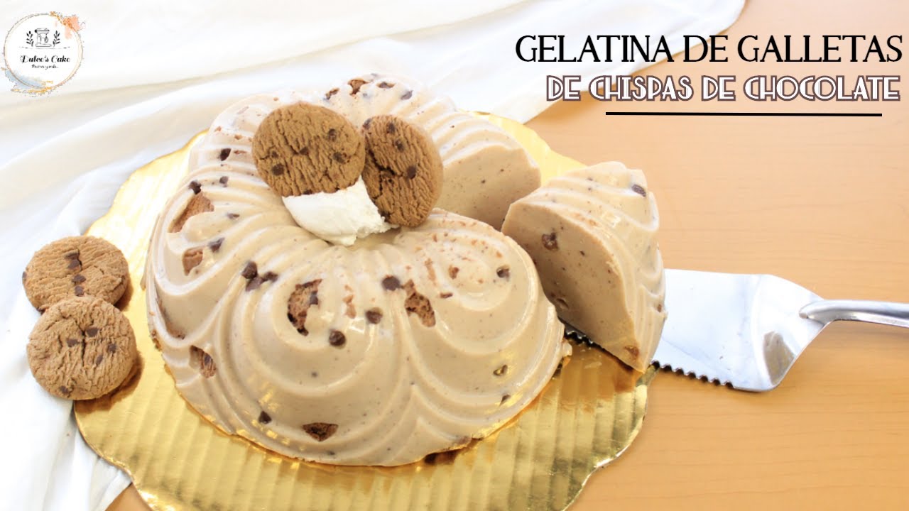 DELICIOSA GELATINA CON GALLETAS DE CHISPAS DE CHOCOLATE /DULCES CAKE