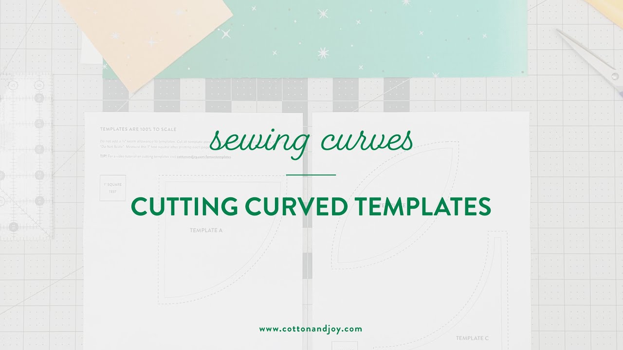 Sewing Curves - Using Templates