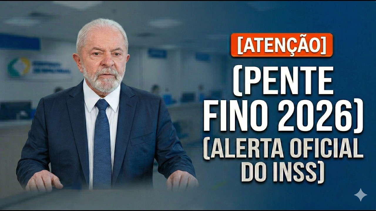 ALERTA GERAL DO INSS CONFIRMA PENTE FINO DA RECEITA FEDERAL E RISCO DE PERDA DE BENEFÍCIO
