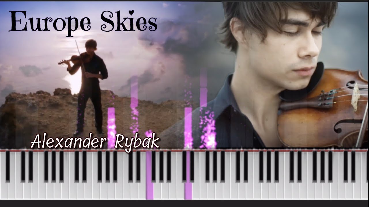 Alexander Rybak - Europe Skies Piano Cover + Sheet Music