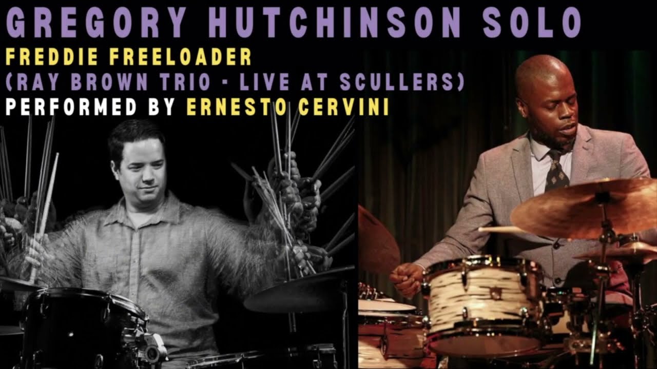 Gregory Hutchinson Drum Solo on Freddie Freeloader (Ray Brown Trio - Live at Scullers)
