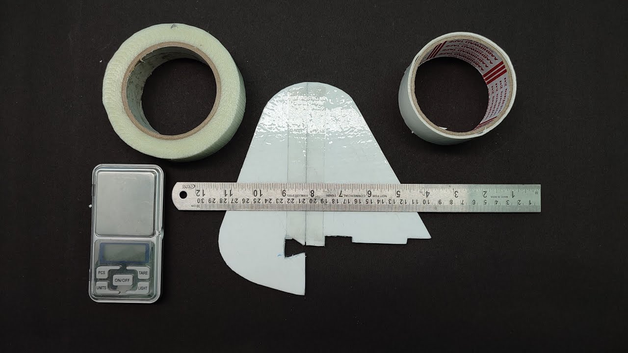 How to build durable control surfaces  (Rudder) with fiberglass @INDIRC1