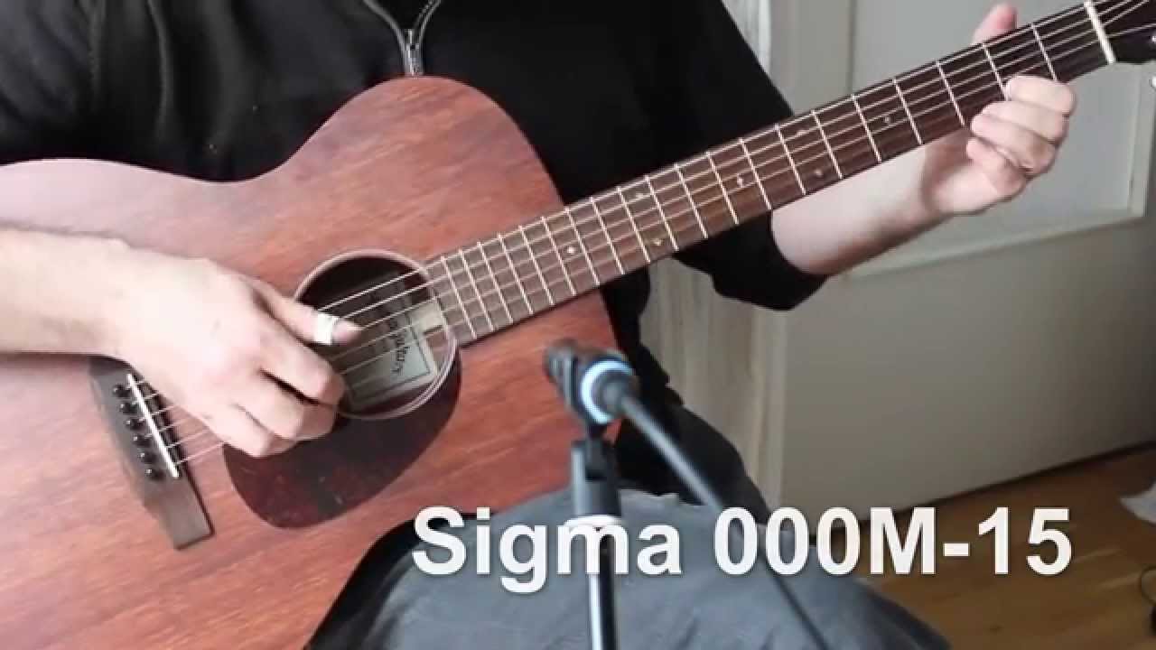Martin vs Sigma vs Gibson vs Santa Cruz guitars comparison - acoustic blues