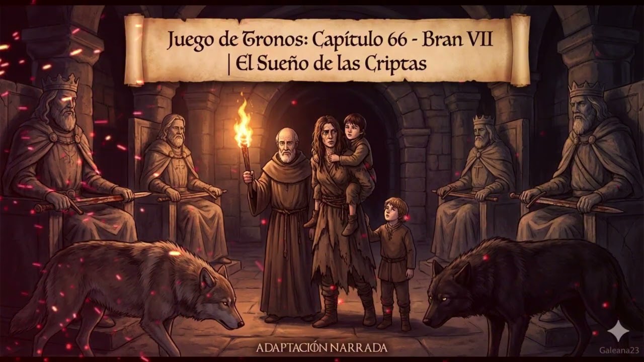 Juego de Tronos: Capítulo 66 - Bran VII | Sueños de Muerte en las Criptas de Invernalia 🐺❄️