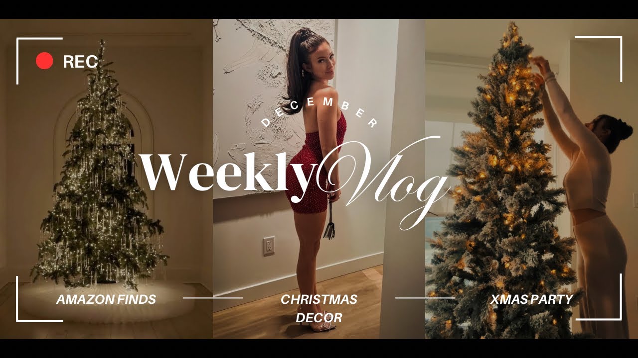 🎄 Christmas Tree Decorating, Amazon Finds & Getting Ready for Our Christmas Party! 🎄