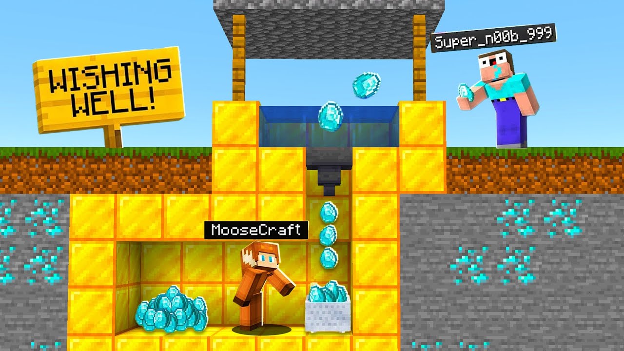 Using a FAKE Wishing Well To STEAL From my Friends