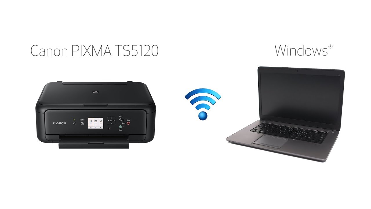 Setting up Your Wireless Canon PIXMA TS5120 - Manual Connect with a Windows Computer