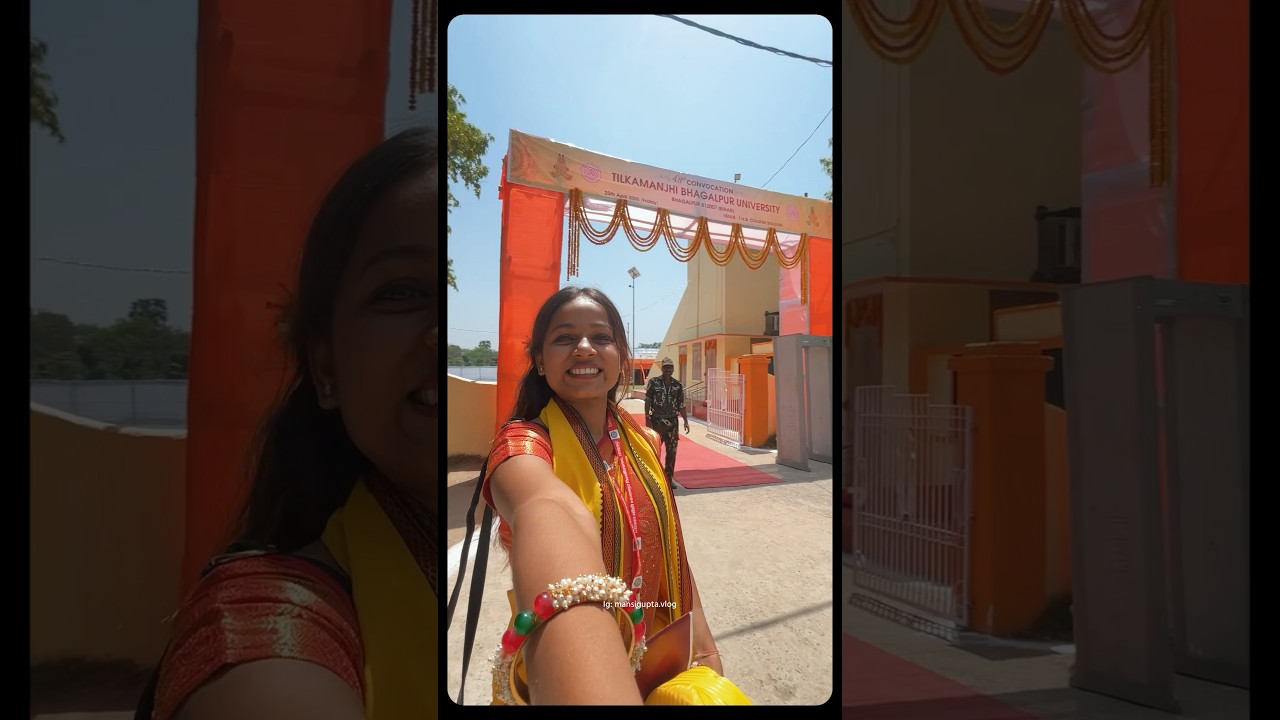 JwM 218/1000 Mera Convocation | Tilka Manjhi University #adayinmylife #tmbu #convocation