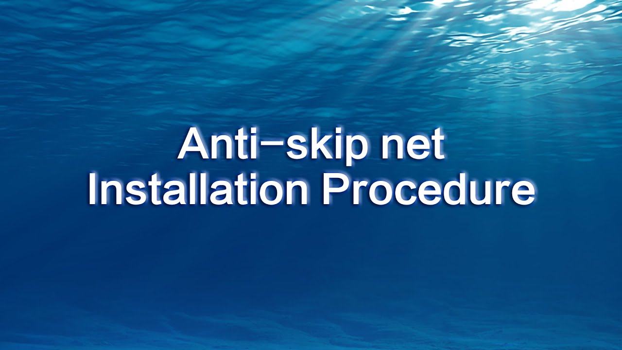 Neptunian Cube Anti Skip Net Installation Video