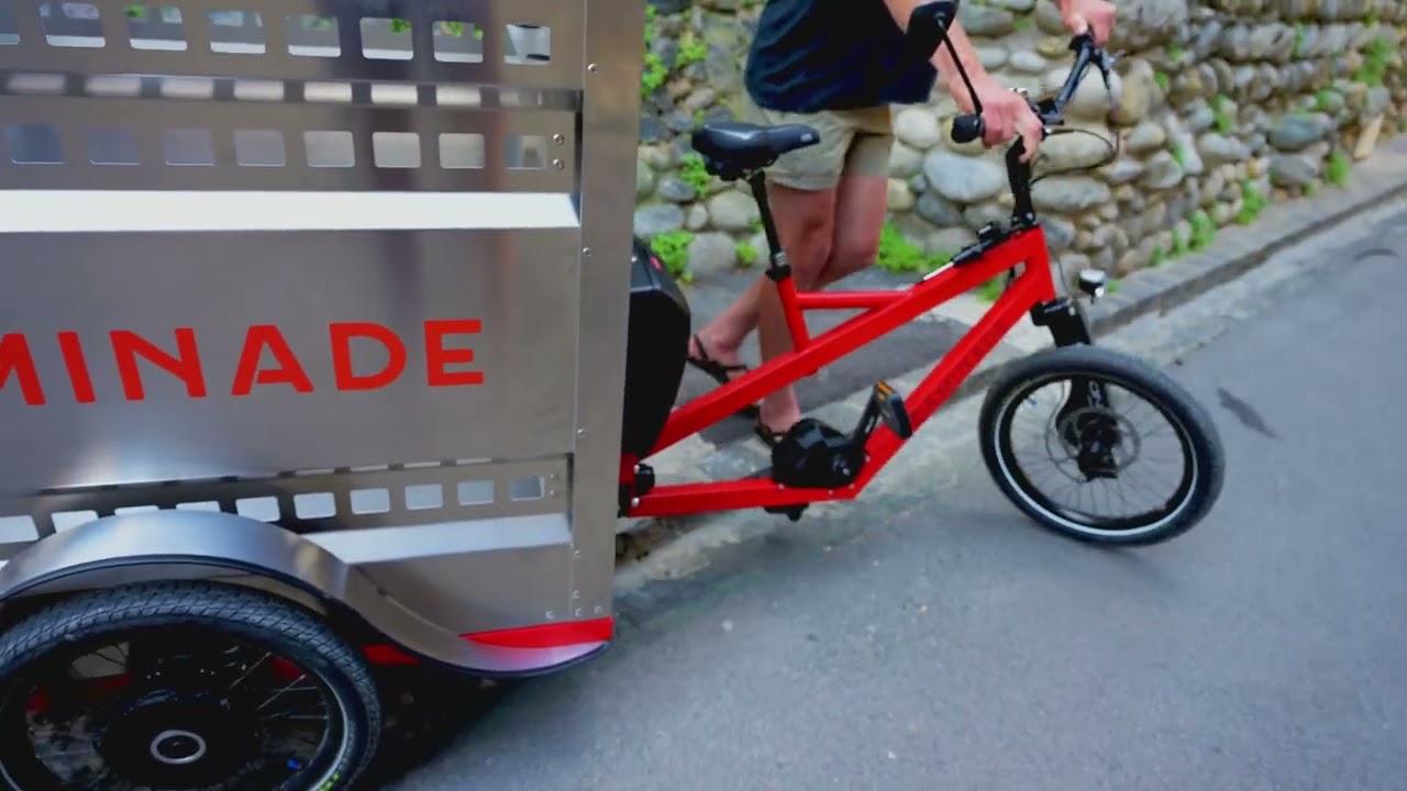 Caminade Triporteur Cixi hybrid tilting Cargobike!
