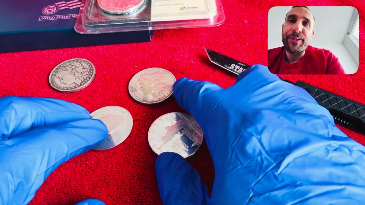 Распаковка серебряных долларов в субботу!