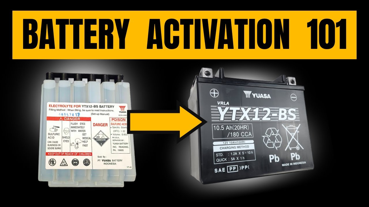 How To Fill & Activate an AGM Motorcycle Battery - Pro Tips