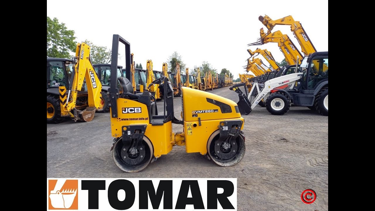 VALEC JCB VMT260 2016 7306 tel. 693-232-579 tandem rollers miniwalec dwubębnowy