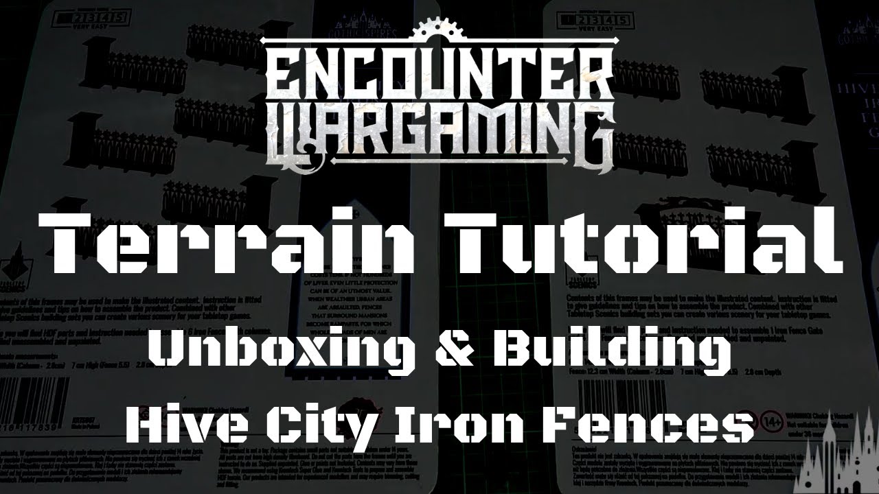 MDF Terrain Tutorial - Building & Painting Hive City Iron Fences