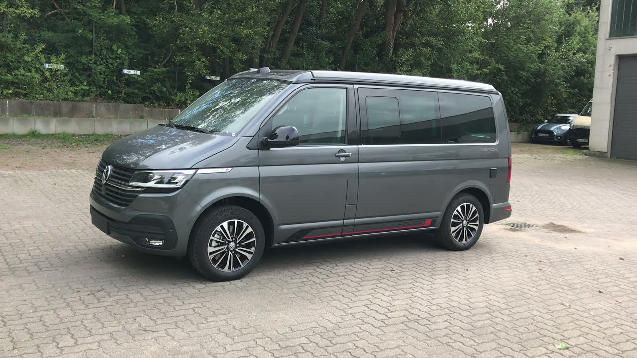 VW Bulli T6.1 California Beach Modell 2022 Vorstellung und Rundgang ums Fahrzeug Teil I