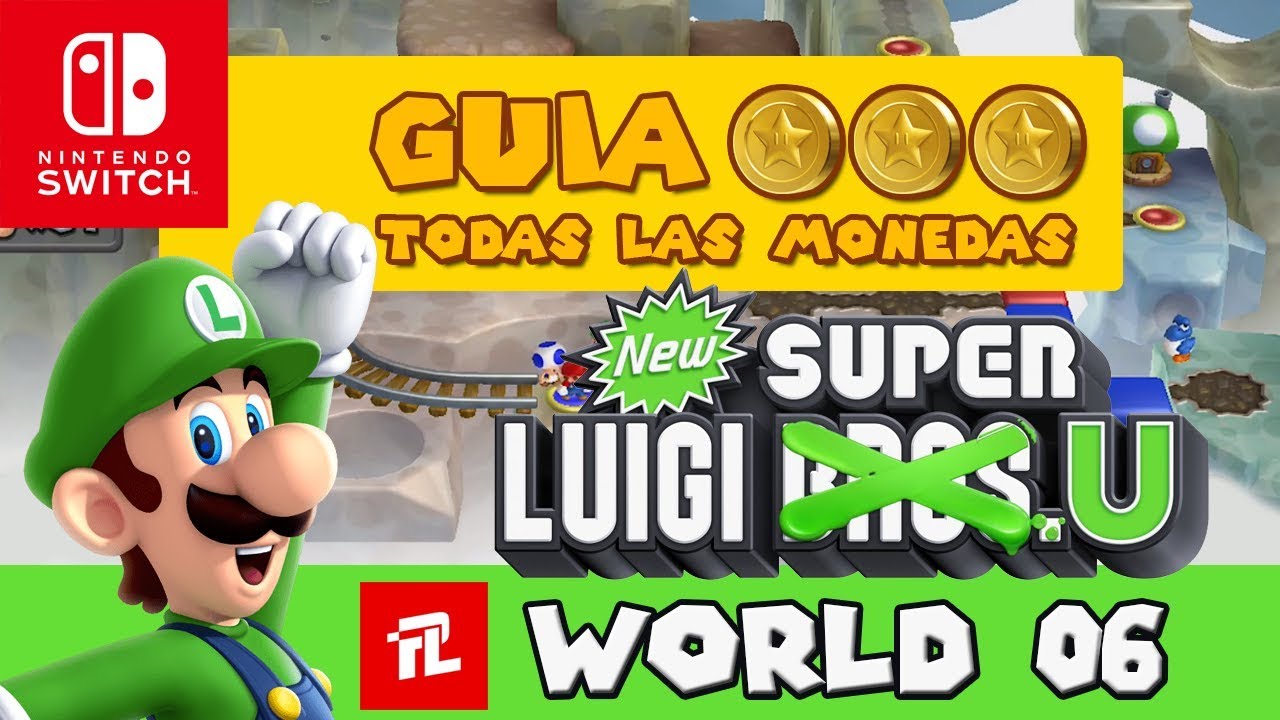 GUIA New Super Luigi U 100% - Ubicación todas las monedas Minas Melosas - Rock-Candy Mines
