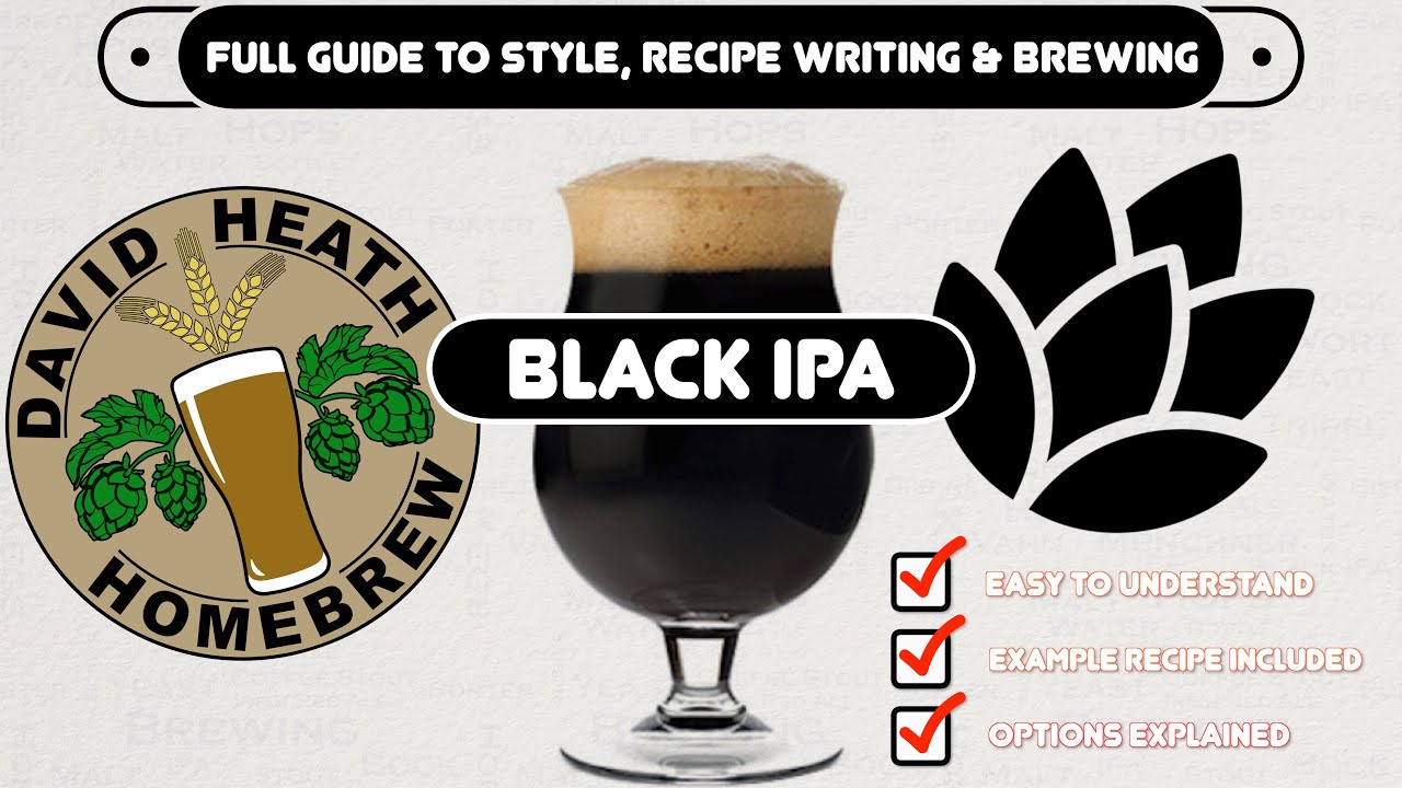 Руководство по написанию рецептов пива Black IPA CDA, пивоварению и стилю