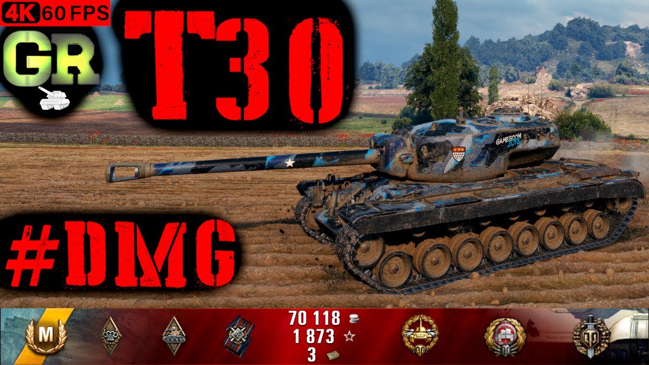 World of Tanks T30 Replay - 6 Kills 8.5K DMG(Patch 1.4.1)