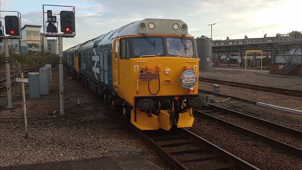 **MUST WATCH!!!** Chasing the mega rare class 50 'Grampian Highlander' railtour in Aberdeen.