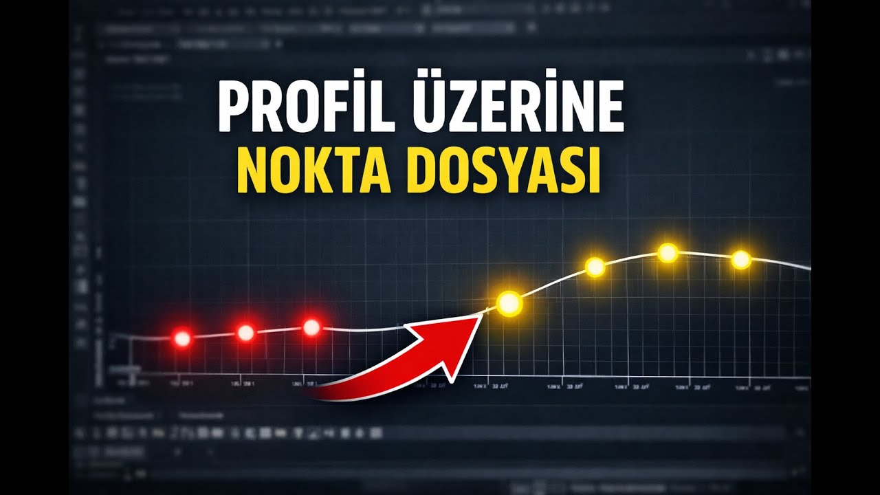 Civil 3D’de Profil Üzerine Nokta Dosyası Açma (Bilmen Gereken Yöntem)