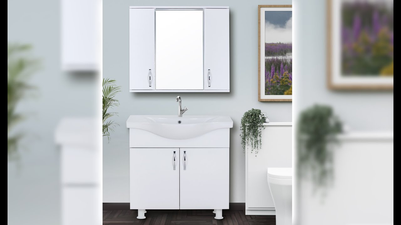MRS-007 Mars Banyo Avşa Geniş Lavabolu Banyo Dolabı Takımı Montaj Videosu