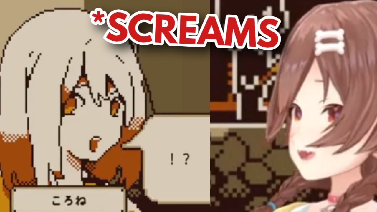 Korone Keeps Getting Jumpscared By This Chill Game